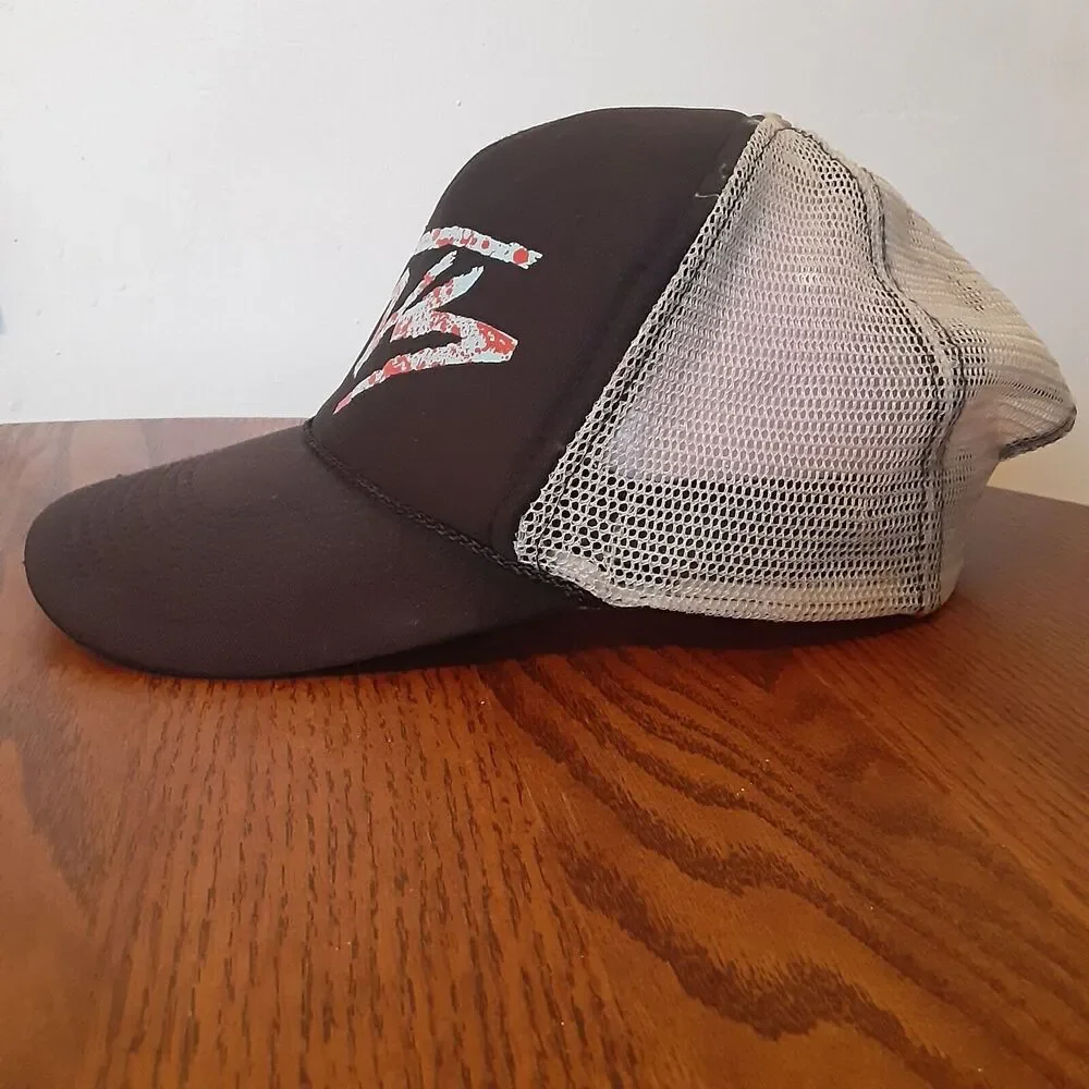 Vtg Vans Trucker Hat Mesh Snapback Rope Cap Skater
